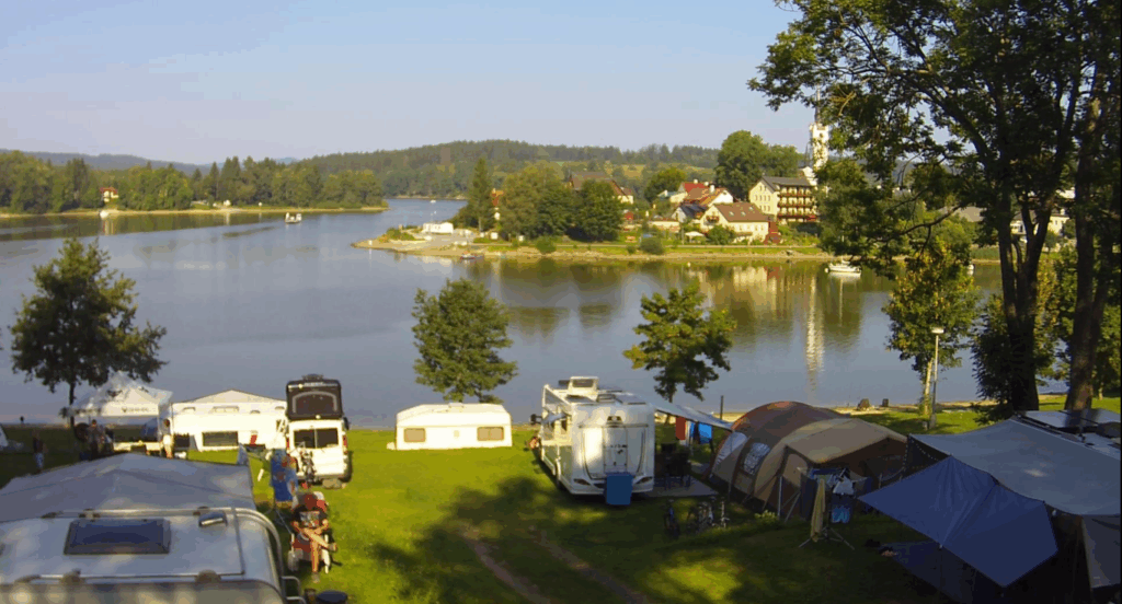 Teplota vody na Šumavě 15. srpna 2025